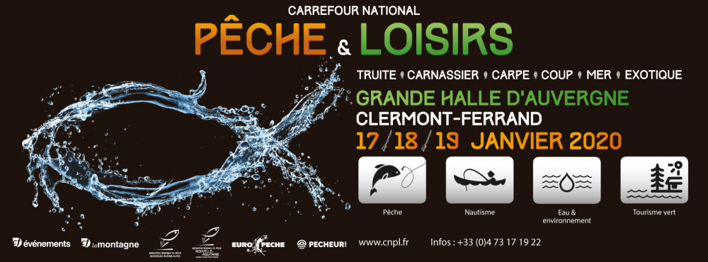 Billet d'entrée gratuite au Carrefour National de la Pêche et des Loisirs 2020 Billet d'entrée gratuite au Carrefour National de la Pêche et des Loisirs 2020